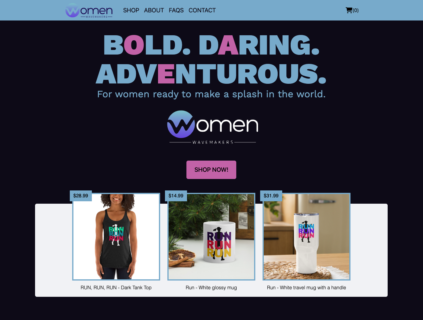 Image of Women Wavemakers Homepage